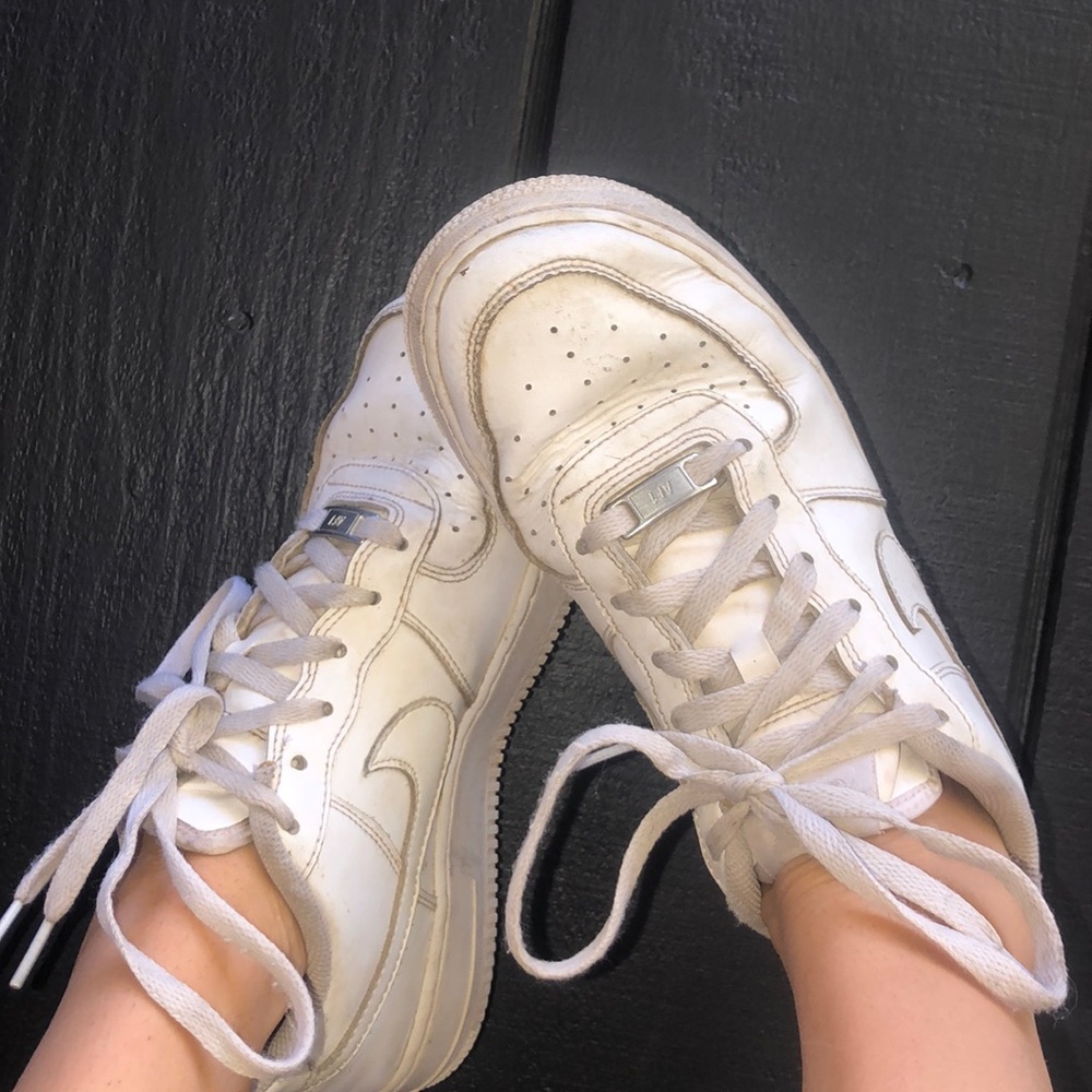 nike air force 1's worn three times only!